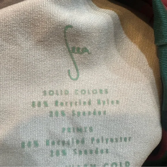 Seea Women's Hermosa Swim Floral Print Long Sleeve Shirt Rash Guard Size L - Picture 7 of 9